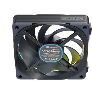 Ventilateur de boîtier <span class=keywords><strong>PC</strong></span> OEM MagFlow 120 ARGB avec roulement fluide 42 CFM 30dBA, refroidissement silencieux - pour <span class=keywords><strong>PC</strong></span> de jeu et ordinateurs de bureau - Product Image 3