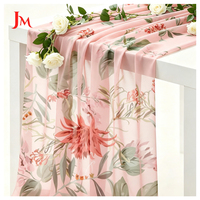 Vente chaude : Tissu en mousseline 100 % polyester léger et fluide, imprimé floral personnalisé, vente en gros pour robes et hijabs pour femmes
