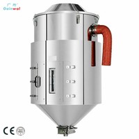 Séchoir à trémie Euro en acier inoxydable, capacité 150 kg 230 L, thermostat automatique, économie d'énergie, machine de séchage de résine, chauffage électrique 9 kW