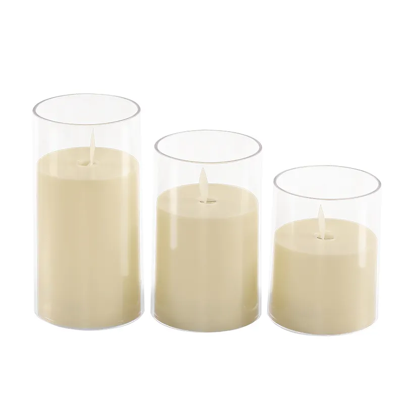 Bougie Kerzen pilastro vera cera luce del tè elettrica a batteria candele Velas LED candele senza fiamma con telecomando