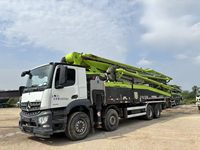 Pompe à béton sur camion diesel Zoomlion CIFA Putzmeister d'occasion 2020 56m Mega 180m/h Vert