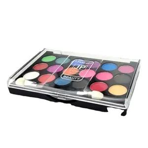 18 warna Makeup tahan air Set warna Blush grosir harga murah pigmen berkilau Eye Shadow palet