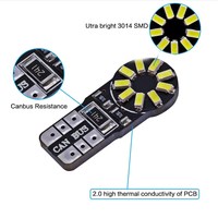 12v t10 w2w canbus lumière led T10 3014 18SMD w5w t10 194 voiture LED intérieur Wedge Position lecture Signal dégagement porte dôme lumière
