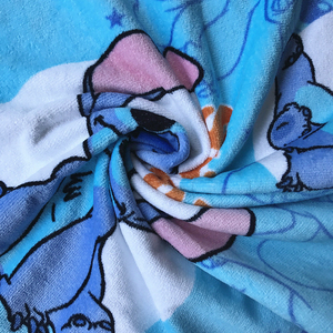 Nhà Máy OEM Tùy Chỉnh Cá Nhân Phản Ứng In 100% Bông Hình Chữ Nhật Lớn Quá Khổ Terry Bông Bãi Biển Khăn - Product Image 3