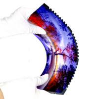 Écran d'affichage flexible en forme de dôme, écran d'affichage commercial immersif VR XR