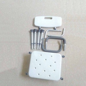 Chaise de douche en alliage d'aluminium antidérapante pour personnes âgées avec accoudoirs et dossier LCB103LK - Product Image 4