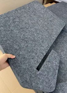 Interior Decoration Noise Echo Solution Recycled Acoustic PET Felt Sound Panels Office Room Desk Dividers Panel Soundproof