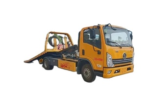 Camion de remorquage et de dépannage Shacman 4, 5 et 6 tonnes avec plateau et grue de levage - Product Image 3