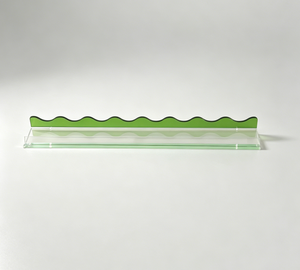 Luxe Mahjong Acryl Wave Rack en Pusher Amerikaanse stijl 2-in-1 tafel voor schaak- en kaartspellen 17,5 inch - Product Image 4