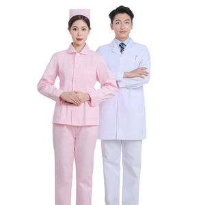 Set Jas dan Celana Lab Medis Putih Khusus |   Seragam Rumah Sakit OEM |   Pakaian Dokter Unisex |   Kain TC 65/35 - Product Image 2