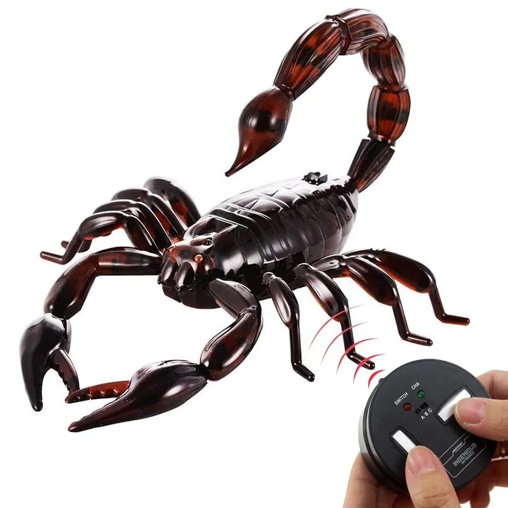 Jouet électronique réaliste RC Scorpion 9992 nouveauté télécommande infrarouge Scorpion farces insectes pour fête