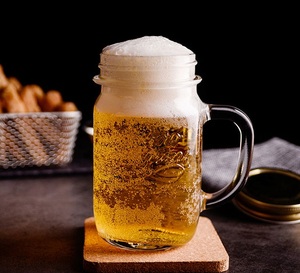 4 oz beber bebida fría mayor mason frasco de vidrio con mango de metal tapa y paja - Product Image 6
