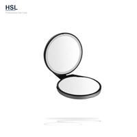 Miroir cosmétique portable à LED double face avec grossissement 5X, pliable, personnalisé, avec minuterie d'arrêt automatique de 30 minutes, arrêt intelligent