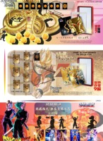 Langu VOL.3 Dragon Balls Cartes à collectionner Limitée Numérotée DBZ Carte en métal Super Saiyan Anime Jeux Jeu de société Collection Carte Cadeau