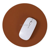 Tapis de souris en cuir PU pour cadeaux promotionnels et d'affaires, accessoires de bureau pour ordinateur portable, tapis de souris de jeu, tapis de souris de bureau, sous-verre en PU
