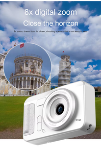 Neues Design 2,3 Zoll HD-Bildschirm Dual-Linsen CCD-Sensor und Tragbare Digitalkamera für Kinder zum Fotografieren Lernen - Product Image 4
