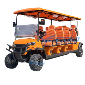Carrito de Golf Eléctrico de 10 Plazas con Velocidad de 30-50 km/h y Autonomía de 70-90 km para Uso Todoterreno - Product Image 1