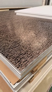 Çevre Dostu PVC Bambu Kömürü Ahşap Kaplama Karbon Kristal Metal Panel Yanmaz Modern 3D Duvar Paneli Daire Yatak Odası - Product Image 3