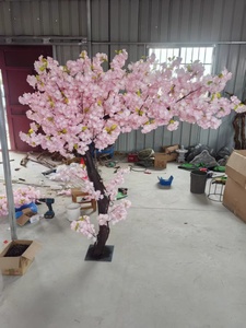 Árbol de Flores de Cerezo Artificial Resistente a los Rayos UV, en Maceta de Plástico, Decoración para el Hogar, Jardín y Cafetería - Product Image 2