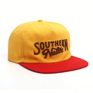 Manufacturer Custom 5 Panel <b>Men</b> Snapback Hats Embroidery Patch Logo <b>Flat</b> Bill Snapback Hat - Product Image 2