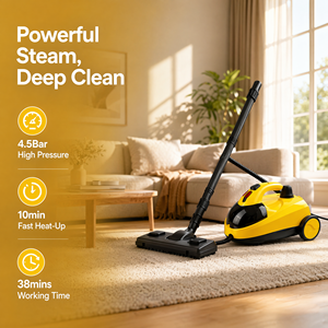 PST528 Multi-Purpose Steam Cleaner 1500W 4.5Bar High Temp for Home Floor <b>Carpet</b> Car Upholstery - Product Image 6