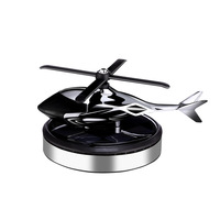 Diffuseur de parfum créatif pour voiture, hélicoptère solaire rotatif, ornement pour grille d'aération, support d'aromathérapie en plastique, accessoires de voiture haut de gamme