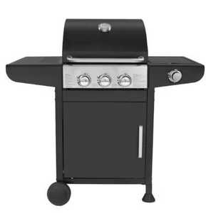 Factory Direct Price Arrival Commercial Steel Black Powder Coated Double Layer <b>Grill</b> Outdoor Kitchen <b>Gas</b> <b>Grill</b> - Product Image 1