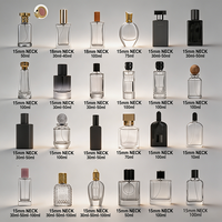 Botol Parfum Kaca Custom Matte Finish Warna Sesuai Pesanan Berbagai Gaya Multi-kapasitas Sprayer 5ml-100ml Botol Pompa Tekan