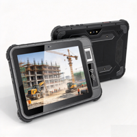 Tablet Industri Tangguh 8 Inci Android 11 6+128Gb 5+13MP NFC Sidik Jari 8000mAh Baterai Dapat Diganti untuk Pengumpulan Data Lapangan