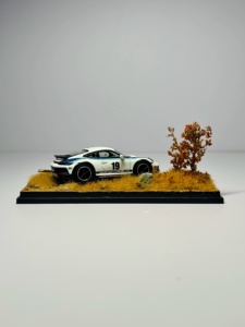 Caja de Almacenamiento para Modelos a Escala 1/64, MiniGT, <span class=keywords><strong>Hot</strong></span> <span class=keywords><strong>Wheels</strong></span>, Micro Dioramas, Base Antipolvo, Vitrina para Exhibición de Autos a Escala, 120x58x45mm - Product Image 3