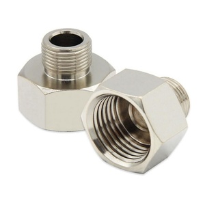 Raccord de tuyauterie 1/2 femelle vers 3/8 mâle en laiton, adaptateur de tuyau d'eau, adaptateur de compression pour robinet - Product Image 1