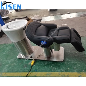 KISEN Cama Eléctrica de Masaje Corporal y Lavacabezas, Nuevo Diseño, Mobiliario de Salón para Cuidado de Belleza, Spa Capilar, Peluquería, Cerámica, Baño, Dormitorio - Product Image 1