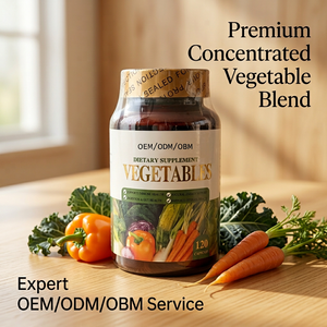 Cápsulas de Frutas y Verduras OEM, Suplemento de Alimentos Integrales, Superalimento, Apoyo Antioxidante, Bienestar Digestivo, Suministro Nutricional Diario - Product Image 2