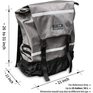 AMBITION Fábrica al por mayor Oxford Bolsas de almacenamiento impermeables Ultimate Car Storage Solution 4x4 Bolsa de rueda de repuesto trasera - Product Image 2