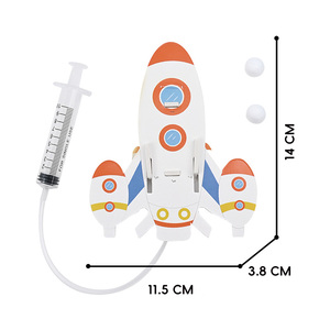Giochi di Puzzle Creativi per lo Sviluppo del Pensiero, Kit Scientifico STEM Fai-da-Te, Modello di Razzo con Pompa ad Aria, Puzzle 3D - Product Image 5