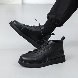 New low-top thick-soled versatile men's shoes Moutain <b>Boot</b> <b>Spring</b>/Autumn size large Fashionable leather shoes for men - Product Image 5