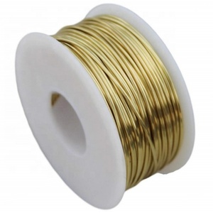 For DIY Jewelry Making Craft <b>Soft</b> Polished Round Golden H62 Brass <b>Wire</b> with Cutting & Welding Services - Product Image 3