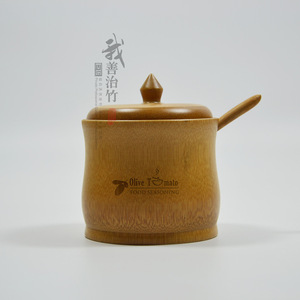 Bamboo <b>Spice</b> <b>Jars</b> With Lid 3 Pcs Set For Kitchen Freshness Preservation - Product Image 2
