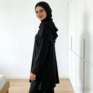 Custom Muslim Women Swimwear Full Cover Burkini 3-Piece Set Quick-Dry Modest Bathing Suit - Product Image 3