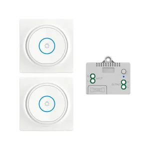 Rf433 Wireless Self Powered No Battery Needed Remote Control Light Switch For Smart Home