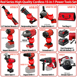 [Expo de Septiembre] Taladro Inalámbrico de 21V 500W (Solo Herramienta) con Pantalla Digital para Baterías Makita, <span class=keywords><strong>DeWalt</strong></span>, Milwaukee de 18V, Portátil para Bricolaje - Product Image 1