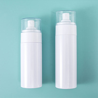 Vente en gros de flacons pulvérisateurs en plastique blanc PET de 150 ml (5 oz) pour soins de la peau, tonique facial, soins capillaires, lotion