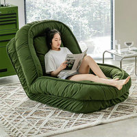 Chaise de salon réglable en velours, fauteuil inclinable, canapé-lit pleine grandeur pour chien, idéal pour adultes et enfants - Offre spéciale