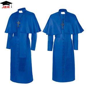 Personnalisation de l'église OEM de haute qualité chaire évêque clergé chœur robes chorale robe d'église robes d'église robe de moine médiévale - Product Image 5
