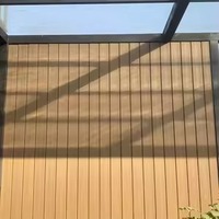 Planches de terrasse en WPC écologiques, sans peinture, durables, pour allées