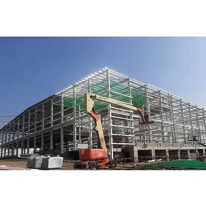 Portal Space Frame Commercial Storage Prefabricated Steel Structure Building Commercial Storage Warehouse