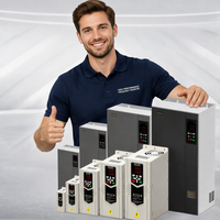 Convertisseur de fréquence KingDrive VFD 220V 380V triphasé 0,75-7,5kW pour pompe de surpression, ventilateur centrifuge, garantie 18 mois, CE