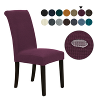 Housse de chaise imperméable en spandex, universelle, hautement élastique, extensible, pour salle à manger, hôtel, mariage, banquet, décoration