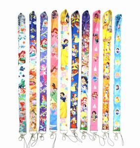 Cute Cartoon Snow White Princess Lanyard Wholesale Promotional Gift High Quality Phone Card Accessories Lanyards Christmas Gift