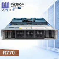 Servidor en Rack PowerEdge R770 2U, Intel Xeon Scalable, RAM DDR5, Almacenamiento Empresarial, IA, Centro de Datos en la Nube, Virtualización, en Stock